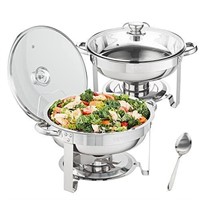 4 Qt. Chafing Dish Buffet Set Stainless Steel Chaf