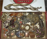 Vtg Swisher Sweets Box Full Antique/Vtg Jewelry