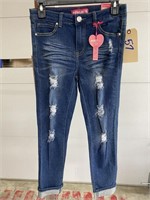 Sz 14 Kid's Pink Latte Denim Jeans