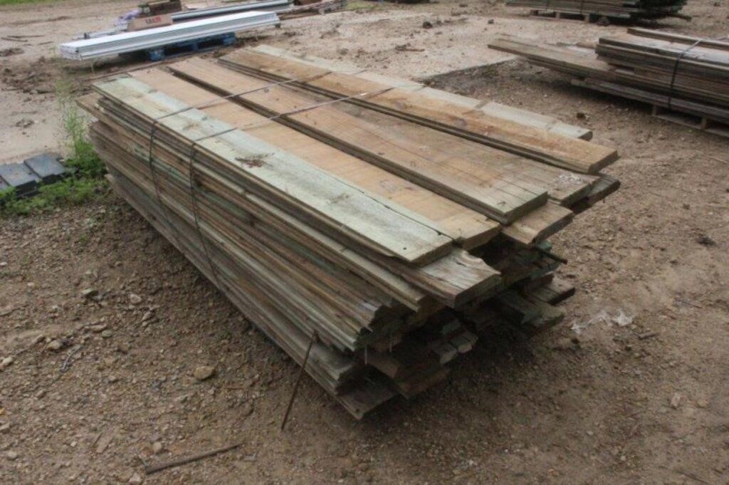 Treated Tongue & Groove Boards Approx. 7FT - 9FT