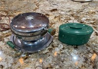 Vintage Waffle Iron and Green Westinghouse