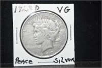 1923 D Peace Silver Dollar