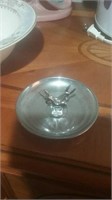 Chrome ashtray with donkeys