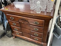 CHIPPENDALE BALL AND CLAW NICE COMMODE SM DRESSER