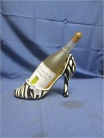 shoe wine bottle holder
