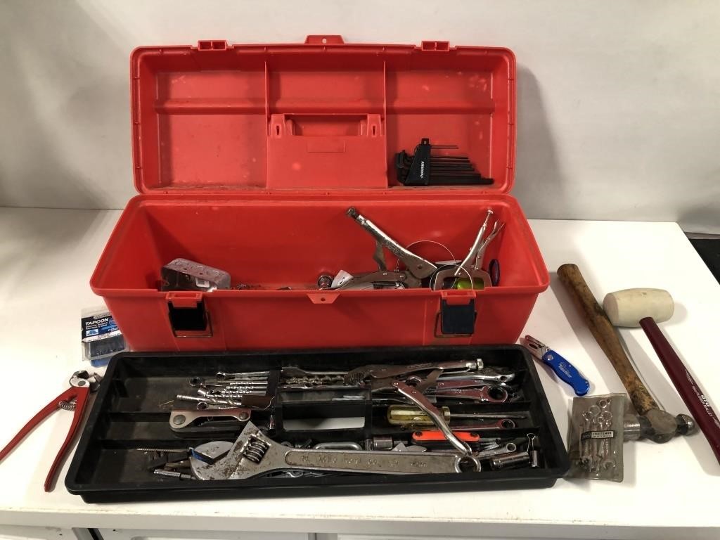 TOOL BOX FULL OF MISC TOOLS