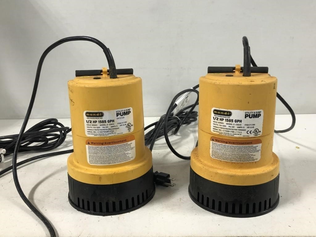 2 MONDI UTILITY & SUMP PUMP