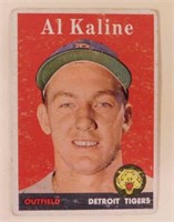 1958 Topps Al Kaline Detroit Tigers baseball card