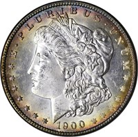 1900-O MORGAN DOLLAR - GEM TONED UNC