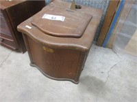 Vintage wooden toilet