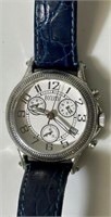 QUALITY ECCLISSI MULTI DIAL WATCH W LEATHER STRAP