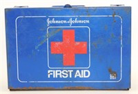 Vintage Johnson & Johnson Metal First Aid Kit