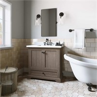 Thomasville Amherst 36" Vanity in Dark Oak