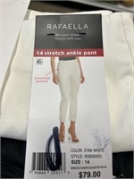 Rafaella stretch ankle pant 14