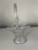 Heisey glass basket 13 inch