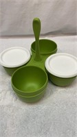 New Tupperware veggie and dip caddy