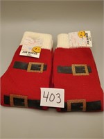 Joe Boxer Christmas Leg Warmers. 2prs