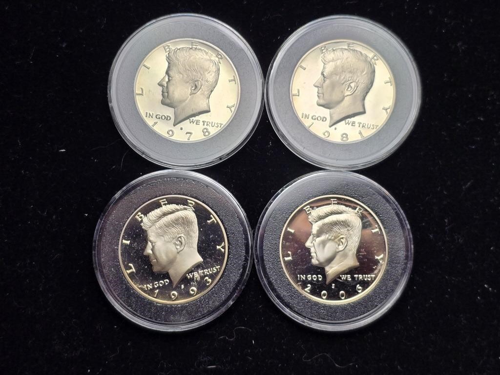 Various Dates Kennedy Half Dollars 1978S &