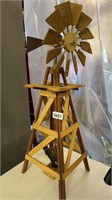 Hand Crafted 22" Wood Windmill