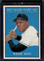 Willie Mays 1961 Topps MVP Card #482