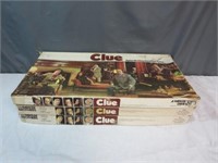 3 Vintage Clue Board Games - 1 Is Complete