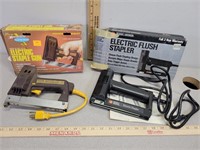 2 electric staplers - Arrow, Black & Decker