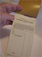 Vintage Talmage State Bank Nebr. Deposit Slips