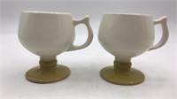 Two Hall Mugs Ceramic 2276 Usa
