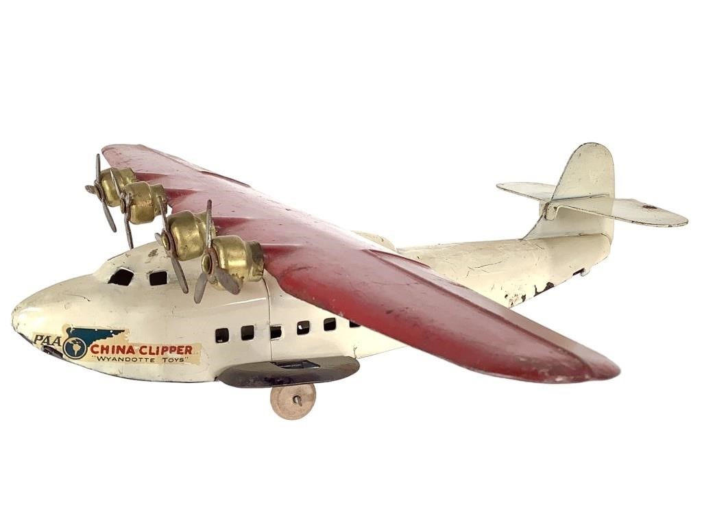 Wyandotte Pressed Steel China Clipper Prop Plane