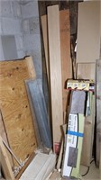 Basement Corner Lot - Wood Pieces/Plywood