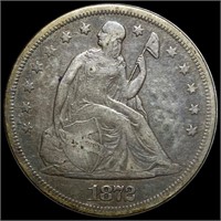 1872 Seated Liberty Dollar LIGHTLY CIRCULATED