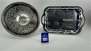 Silver Serving Trays (2)