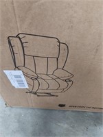 Large cushioned chair