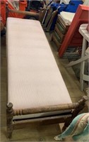 Antique Turned Maple Hired Man's Day Bed