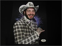 Post Malone signed 8x10 photo COA