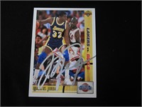 Michael Jordan signed basketball card COA