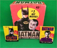 BATMAN 1989 Sealed 36 Pack Wax Box Trading Cards