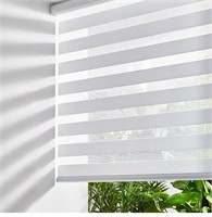 ($80) Persilux Cordless Zebra Blinds for W