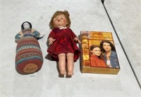 Sleepy doll, porcelain doll, Gilmore girls DVDs