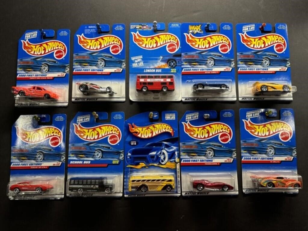 Hot Wheels NIP, Lot of 10