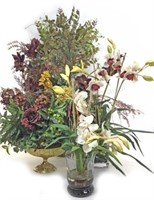 (4pc) Faux Flower Centerpieces