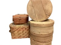 Picnic Baskets, Cheese Boxes