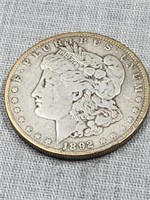 1892-0 Morgan Silver Dollar