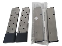 Four 10-round 1911 .45 Mags
