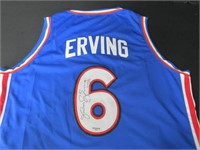 JULIUS ERVING SIGNED JERSEY WITH COA 76ERS