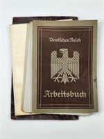 WW2 GERMAN WORKBOOKS AND ID CARDS - FAMILY