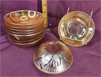 9- Iris and Herringbone berry bowls