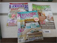 (3) Romantic Country Magazines