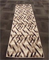 ShadesU NonSlip Hallway Runner Rug 31inx19ft Brown