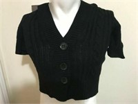 2 EX GF Collection Black Hooded Sweater L